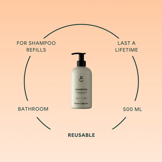 Recycled Pump Dispenser For Shampoo - 500ml