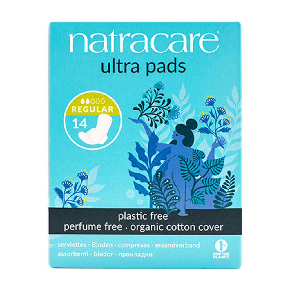 Organic Cotton Cover Regular Pads with Wings