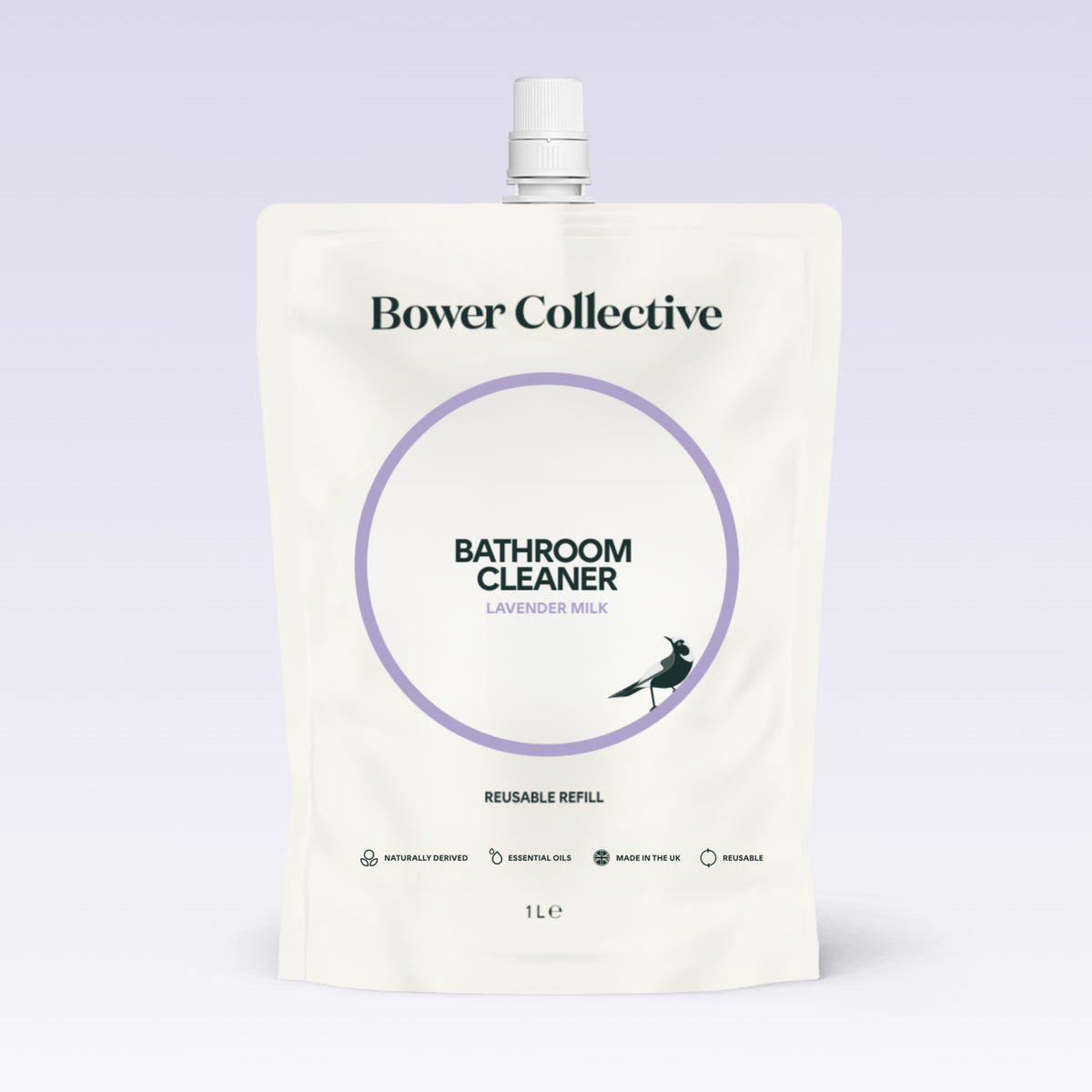Bower Collective Lavender Milk Bathroom Cleaner 1L