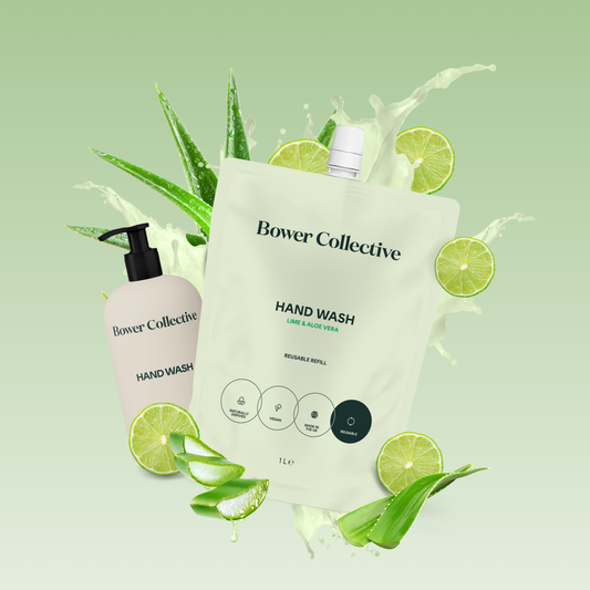 Lime and aloe vera hand wash