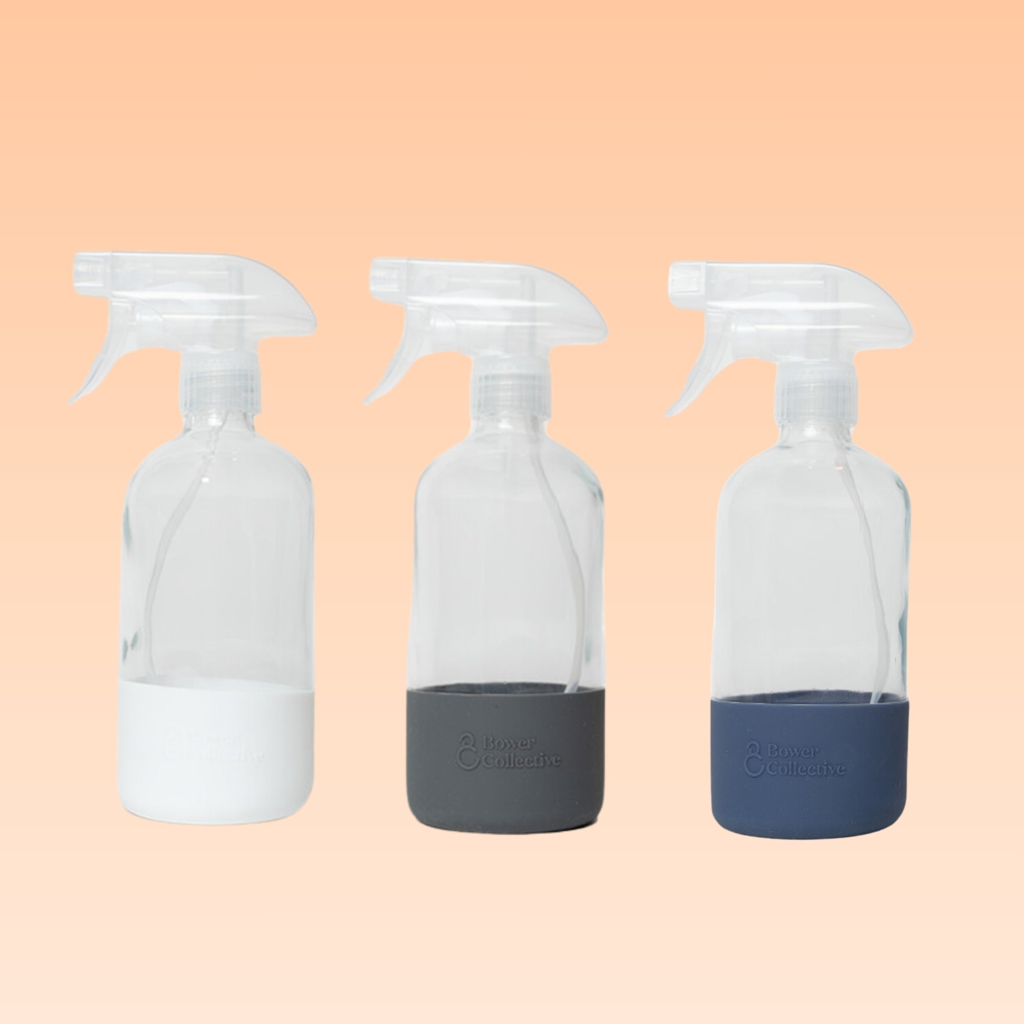 Reusable Glass Trigger Spray Dispenser with Silicone Sleeve – 500ml