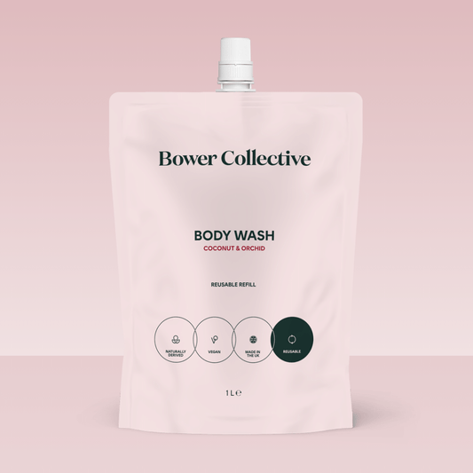 Bower Body Wash Refill - Coconut & Orchid 1L