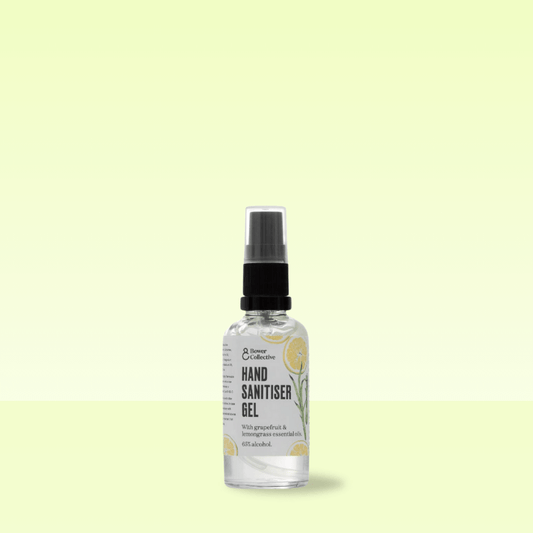 Bower Refillable Hand Sanitiser Gel, with Grapefruit and Lemongrass Essential Oils 50ml