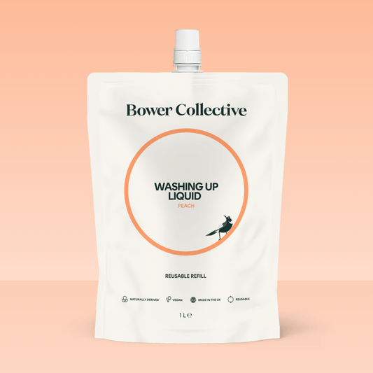 Bower Washing Up Liquid Refill – Peach 1L