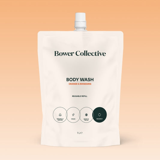 Bower Body Wash Refill - Orange & Mandarin 1L