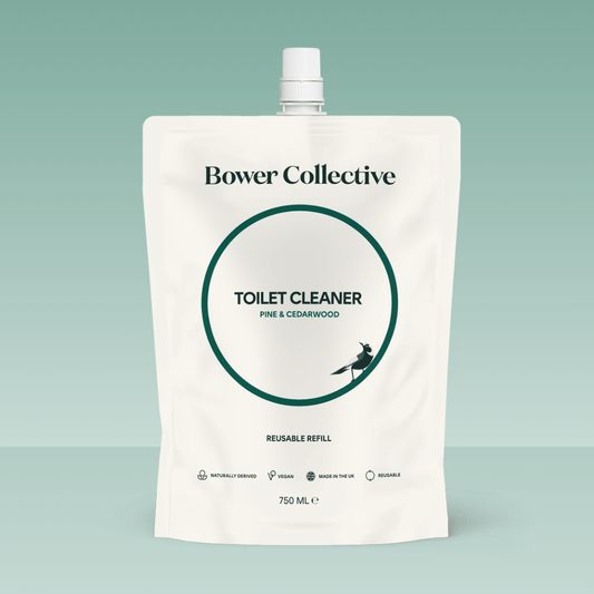 Bower Toilet Cleaner Refill - Pine & Cedarwood 750ml - refillable pouch