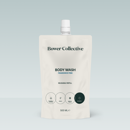 Bower Gentle Body Wash Refill - Fragrance Free 500ml