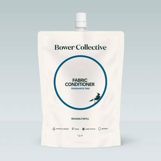 Bower Fabric Conditioner Refill - Fragrance Free 1L - refillable pouch