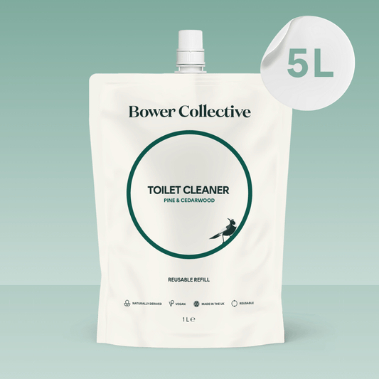 Bower Toilet Cleaner Refill - Pine & Cedarwood 5L - bag in box
