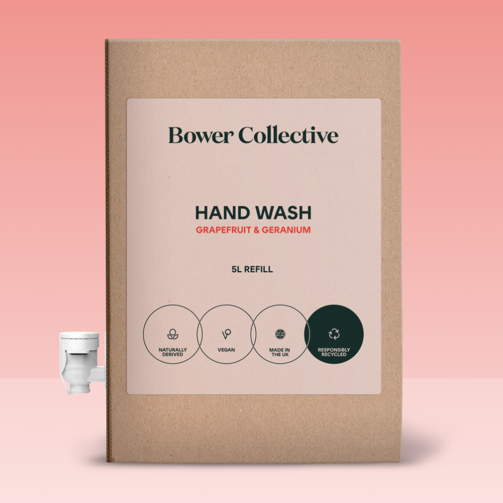 Hand Wash Refill Geranium & Grapefruit Bag Box