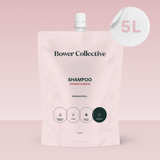 Bower Shampoo Refill - Coconut & Orchid - Bag in Box - 5L