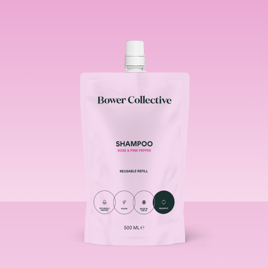 Bower Shampoo Refill - Rose & Pink Pepper 500ml