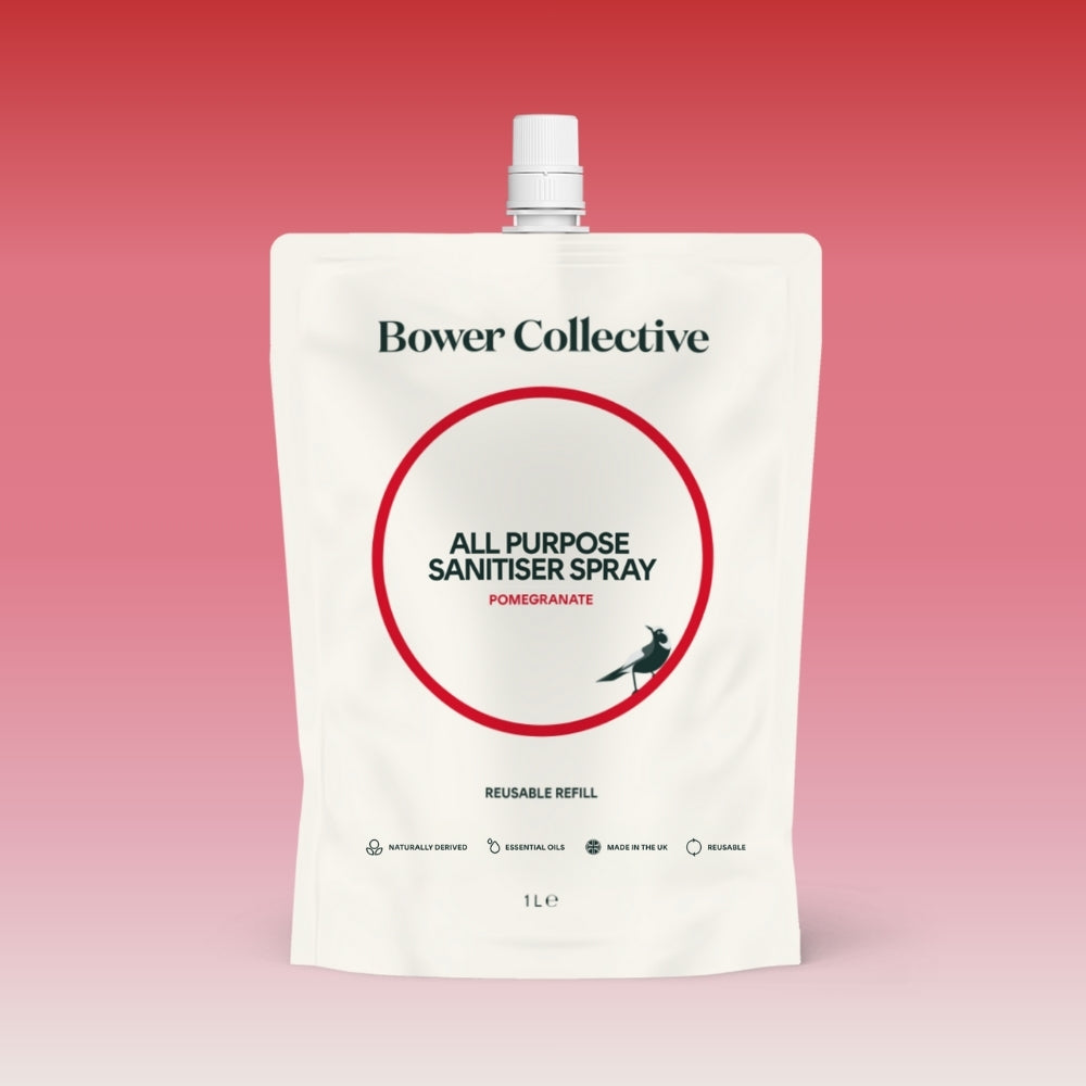 Bower All Purpose Sanitiser Spray Refill – Pomegranate 1L