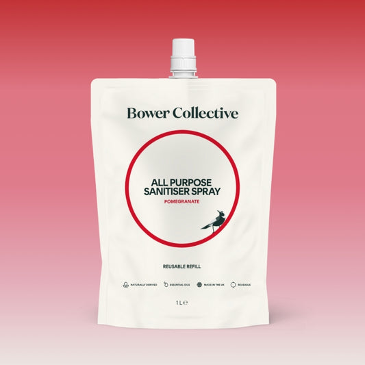 Bower All Purpose Sanitiser Spray Refill – Pomegranate 1L