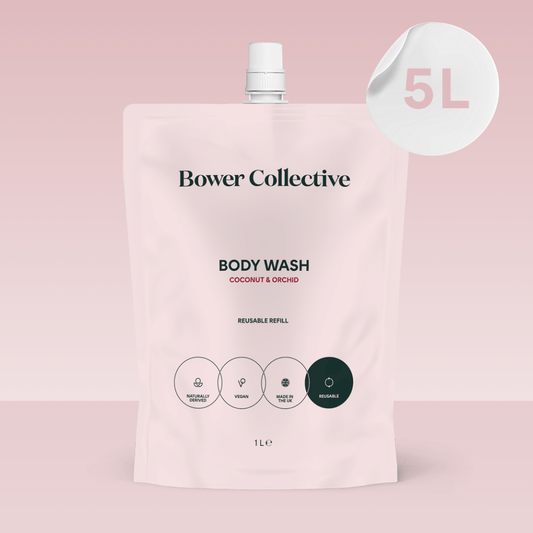 Bower Body Wash - Coconut & Orchid - Bag in Box - 5L