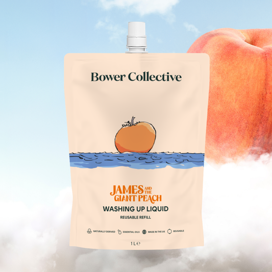 Bower Washing Up Liquid Refill - James and the Giant Peach -  1L