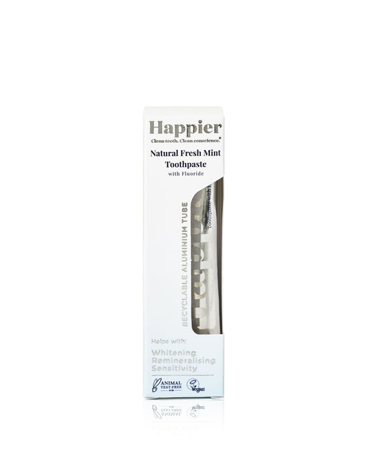 Happier Remineralising Fresh Mint Toothpaste Travel Size - 20ml