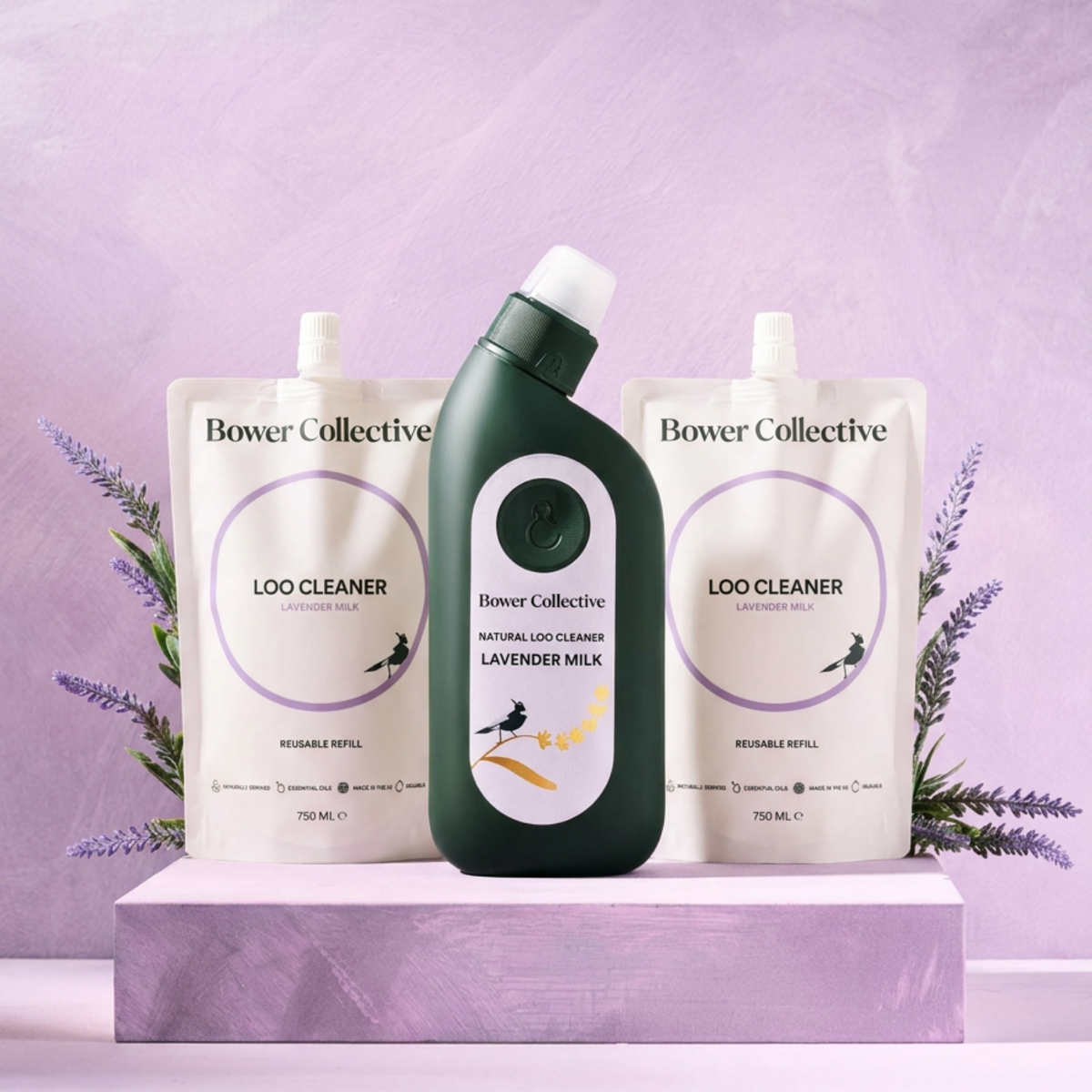 Refillable Loo Cleaner Starter Kit Milk