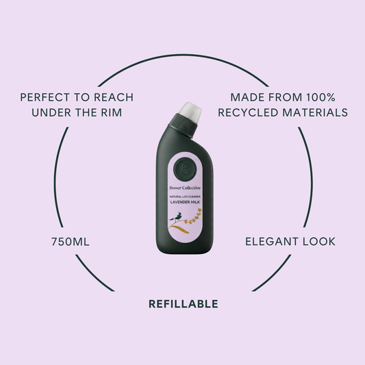 Reusable Dispenser Bottle for Lavender Milk Loo Cleaner (empty) - 750ml