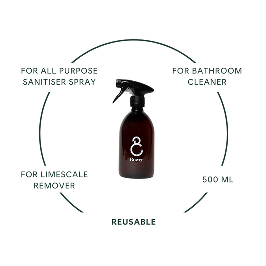 For all purpose sanitiser spray, for bathroom cleaner, for limescale remover, 500ml, reusable.