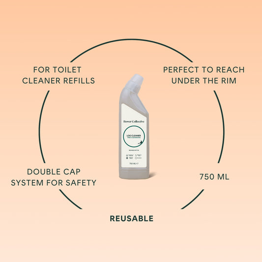 Reusable Dispenser Bottle for Pine & Cedarwood Loo Cleaner (empty) - 750ml
