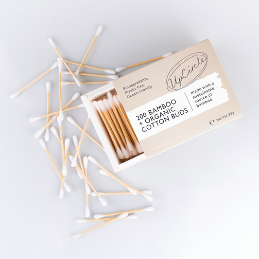 UpCircle 200 Bamboo + Organic Cotton Buds