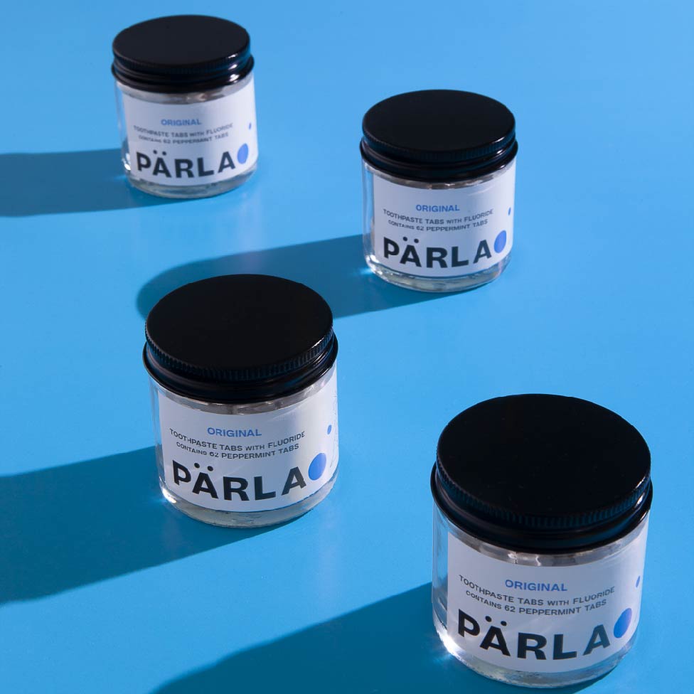 Parla Toothpaste PÄRLA ORIGINAL Naturally Whitening Toothpaste Tabs – Bower Collective