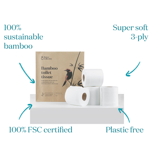 Bower Bamboo Toilet Tissue - 9 rolls