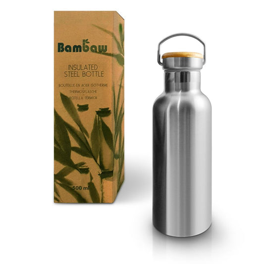 Bambaw Insulated Stainless Steel Reusable Bottle For Hot & Cold Drinks
