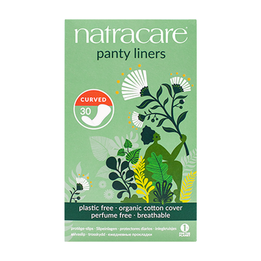 Natracare Curved Panty Liners – 30 pack