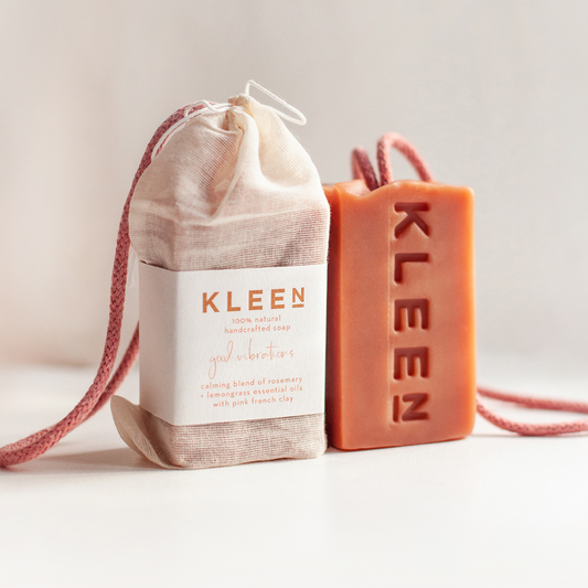 Kleen 100% Natural Soap - Good Vibrations - Rosemary and Grapefruit, 160g