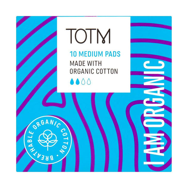 TOTM Organic Cotton Pads - Medium - 10 pack