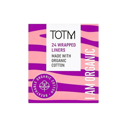 TOTM Organic Cotton Liners – Wrapped – 24 pack