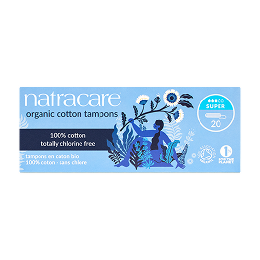 Natracare Organic Cotton Tampons – Super - 20 pack